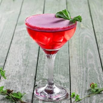 Evening Delight New Year Cocktail 