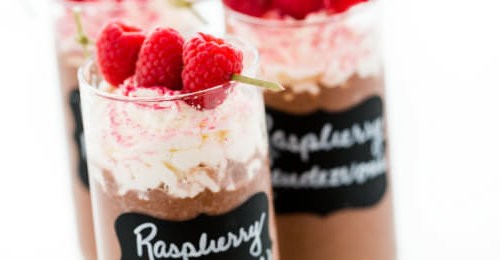 Valentine's Day raspberry drink blog recipe