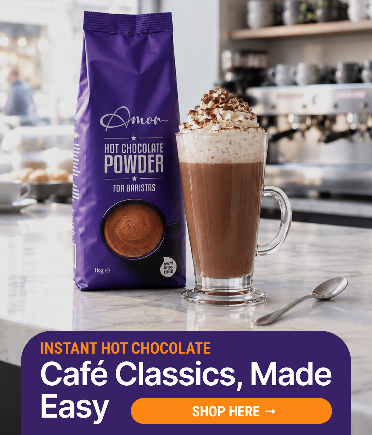 Hot Chocolate MENU Banner