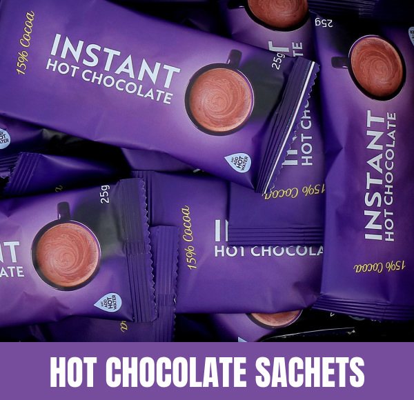 Hot Chocolate Sachet MENU Banner