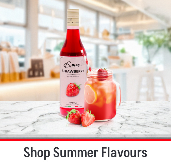 Summer Flavours Syrup MENU Banner