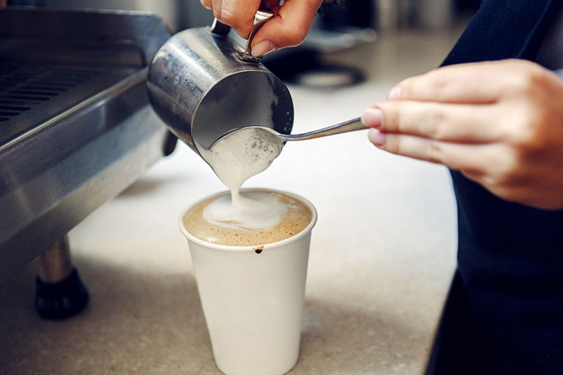 White Single Wall Coffee Cups