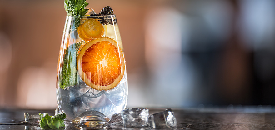 Sliced Fruit Garnish