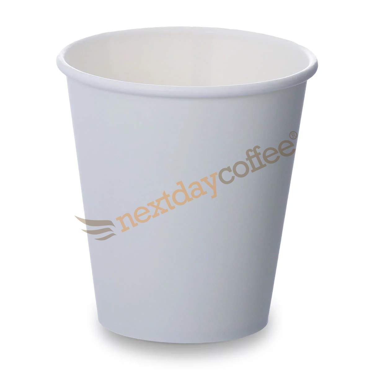 10oz Single wall white paper cups for takeaway coffee