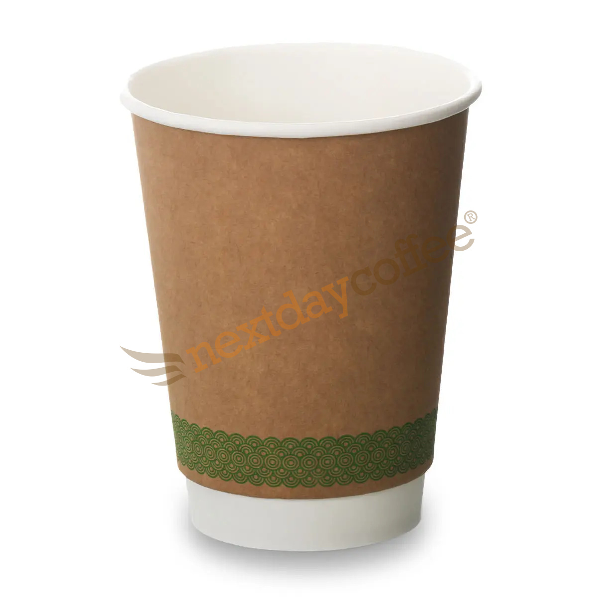 12oz Double Wall Compostable Paper Cup (100) | Eco Cups