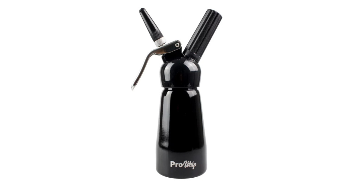 Pro Whip Classic Whipper Plastic Head (Black 250ml)