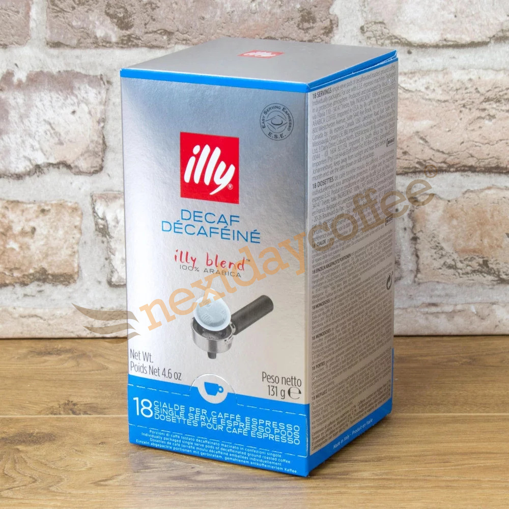 Illy Italian Coffee Pods Decaffeinated (18 pods)