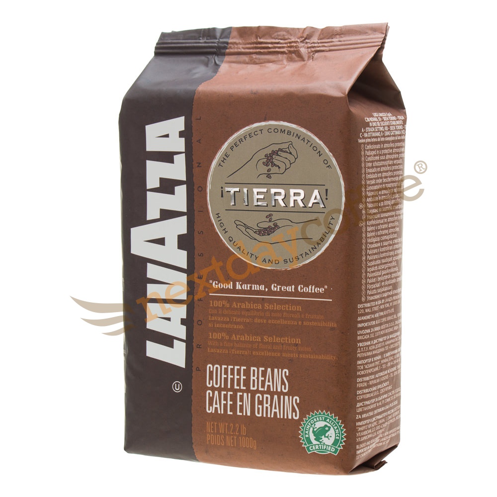 Lavazza Tierra Coffee Beans (1kg)