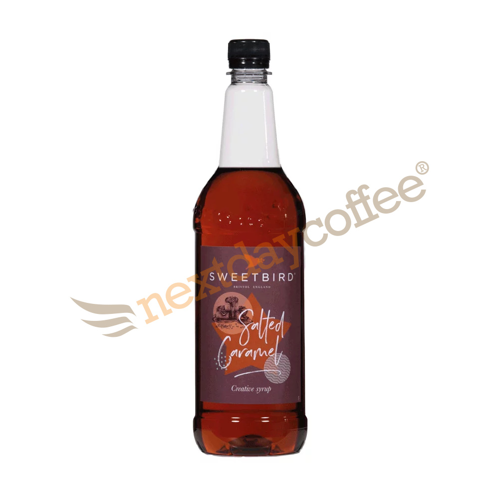 Sweetbird Salted Caramel Coffee Syrup - 1 Litre Bottle | Clumsy Goat Coffee