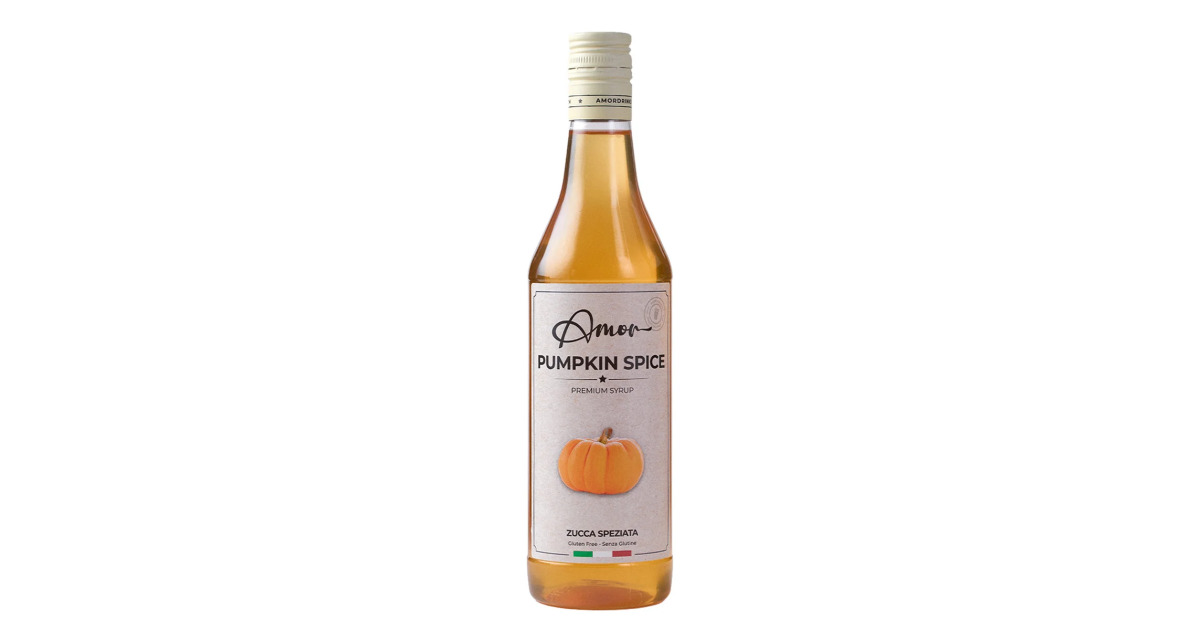 Amor Pumpkin Spice Syrup (750ml) | Cocktail Flavouring Syrup