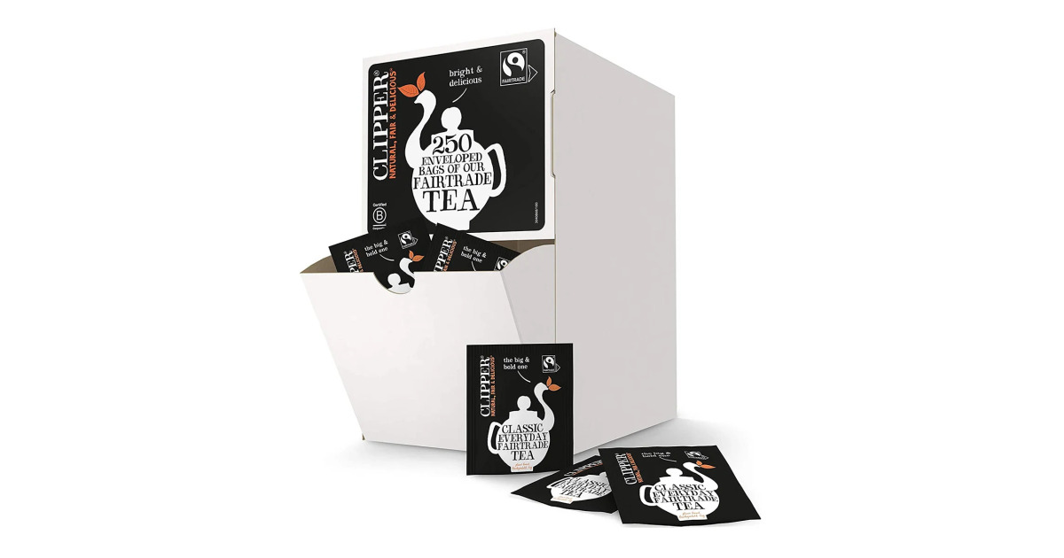 Clipper Fairtrade Everyday Envelope Tea (250)
