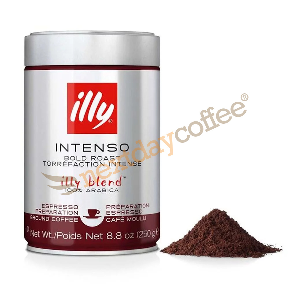 Illy Intenso Bold Roast Ground Coffee (250g)