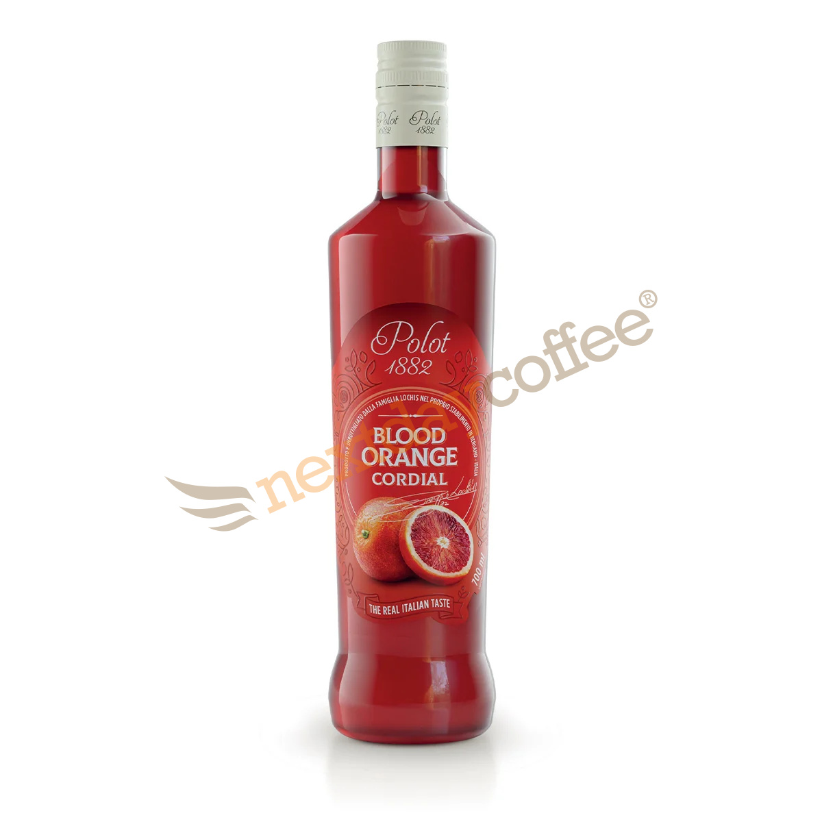 Organge Codial Polot 1882 Blood Orange Cordial (700ml) | Cocktail Ingredients