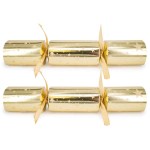 10 Inch Christmas Crackers Golden Stars (50)