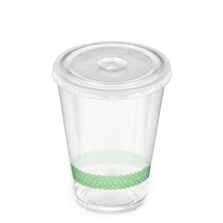 12oz Milkshake Cups & Sip Lids Combo