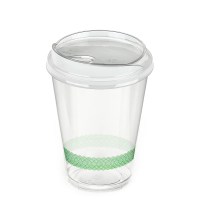 12-14oz Smoothie Cups & Flat Lids Combo