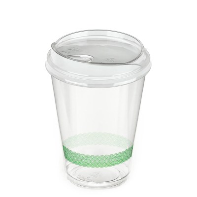 12-14oz Smoothie Cups & Flat Lids Combo