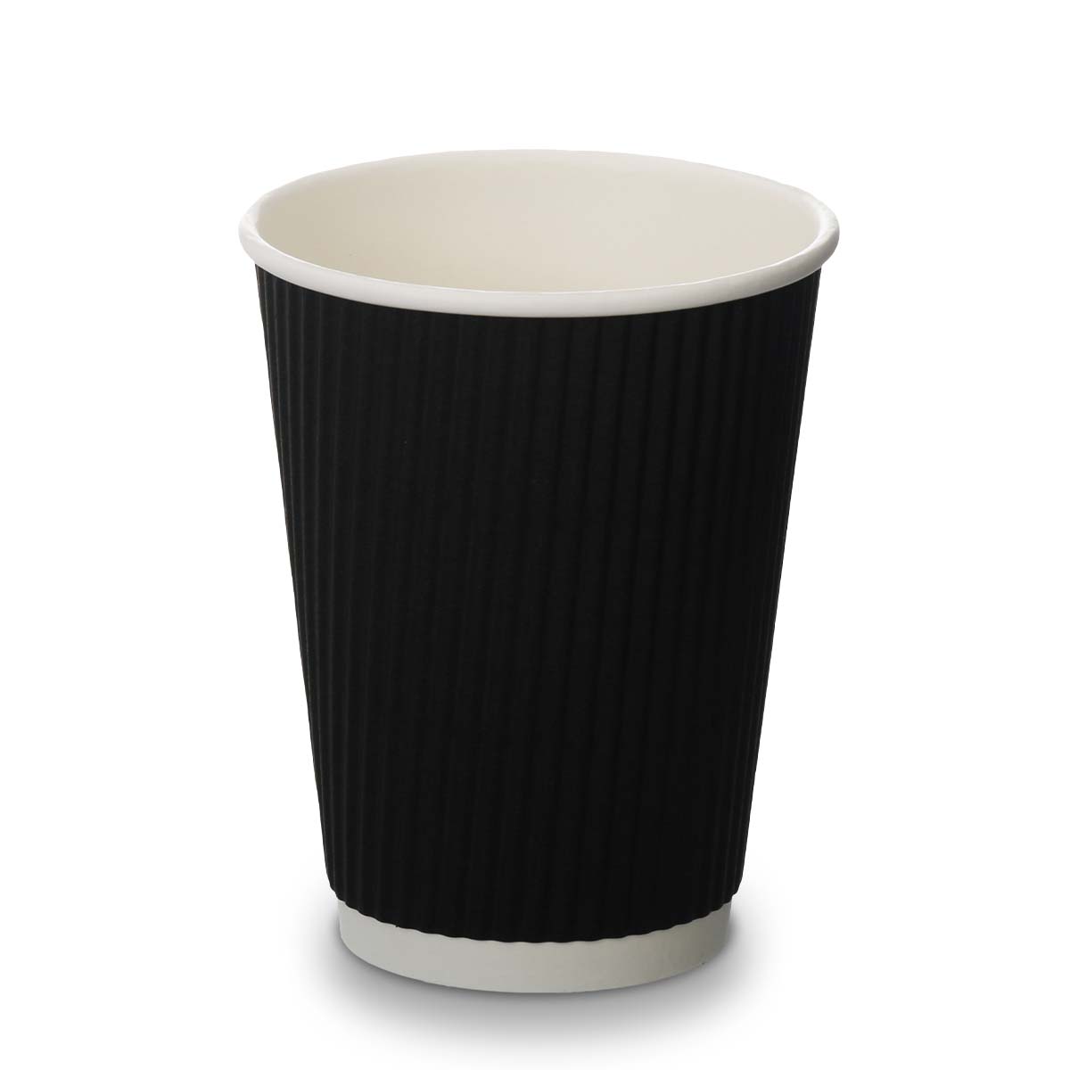 12oz Black Ripple Cups (100)