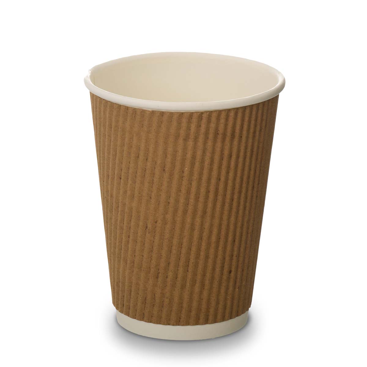 12oz Kraft Brown Ripple Cups (500)