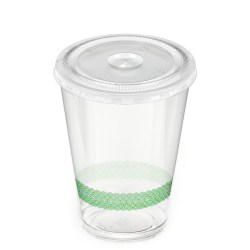 16oz Milkshake Cups & Flat Lids Combo
