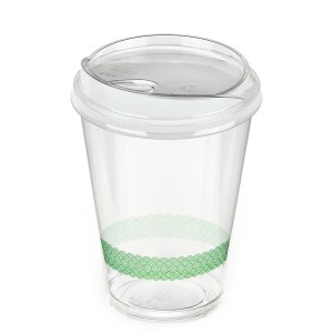 16oz Milkshake Cups & Flat Lids Combo