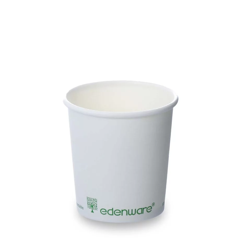 Compostable Single Wall Paper Cups Takeaway Cups