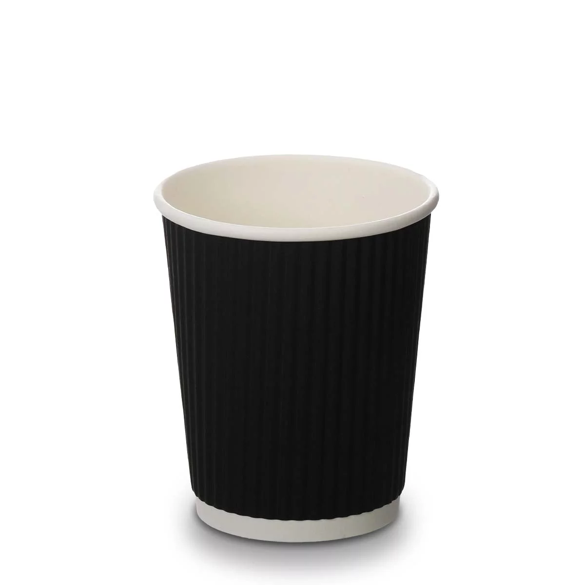 8oz Black Ripple Cups (500)