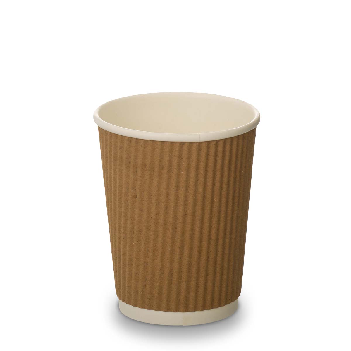 8oz Kraft Brown Ripple Cups (100)