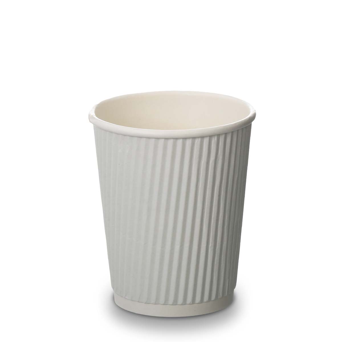 8oz White Ripple Cups (500)