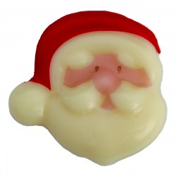White Chocolate Santa Head
