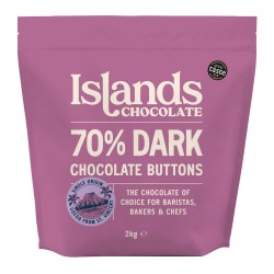 70% Dark Chocolate Mini Buttons
