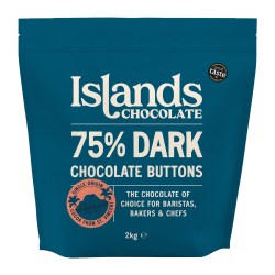 75% Dark Chocolate Mini Buttons
