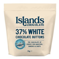 Islands Chocolate Giant White Buttons