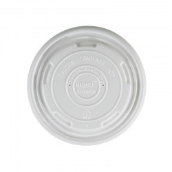 12-16oz Compostable Lids for Soup Bowls (500)