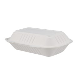 Bagasse 7" x 5" Biodegradable Clamshell (50)