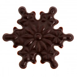 Dark Chocolate Snowflakes