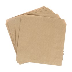 Flat Kraft Paper Bags - Small