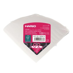 Hario V60 02 White Filter Papers (100 pack)