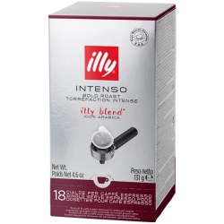 Illy Italian Coffee Pods Intenso (18 pods)