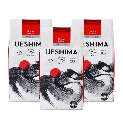 Ueshima House Blend Ground Coffee (6 x 200g)