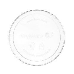 Vegware PLA Round Deli Lid for 8-32oz Containers (50)