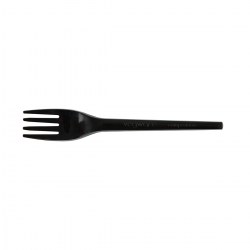 Vegware Compostable Black Plastic Fork (50)
