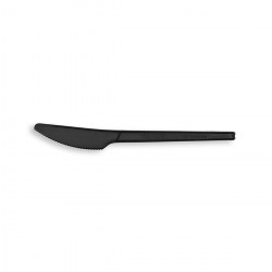 Vegware Compostable Black Plastic Knife (50)
