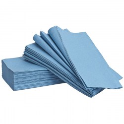 V-Fold Hand Towels - Blue