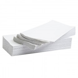 V-Fold Hand Towels - White