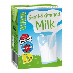 VIVA Semi Skimmed Milk Cartons