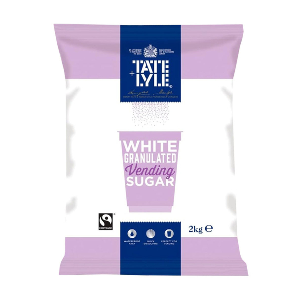 Tate & Lyle White Granulated Vending Sugar (2kg)