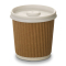 4oz Kraft Brown Ripple Cups (1000)