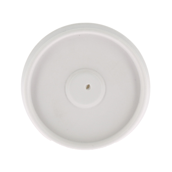 4oz White Flat Lids (100)