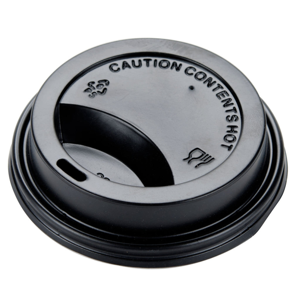 6-8oz Black Sip Lids (250)